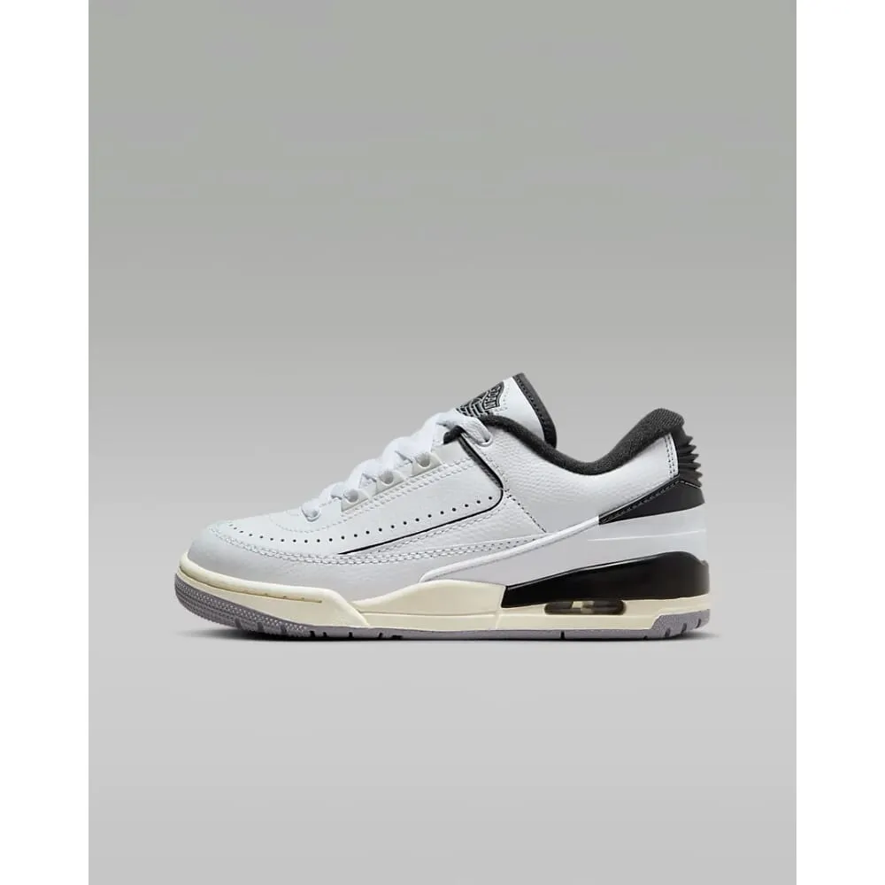 Nike Jordan 2/3 White/Black-Sail-Cement Grey  FD0384-100 Grade-School
