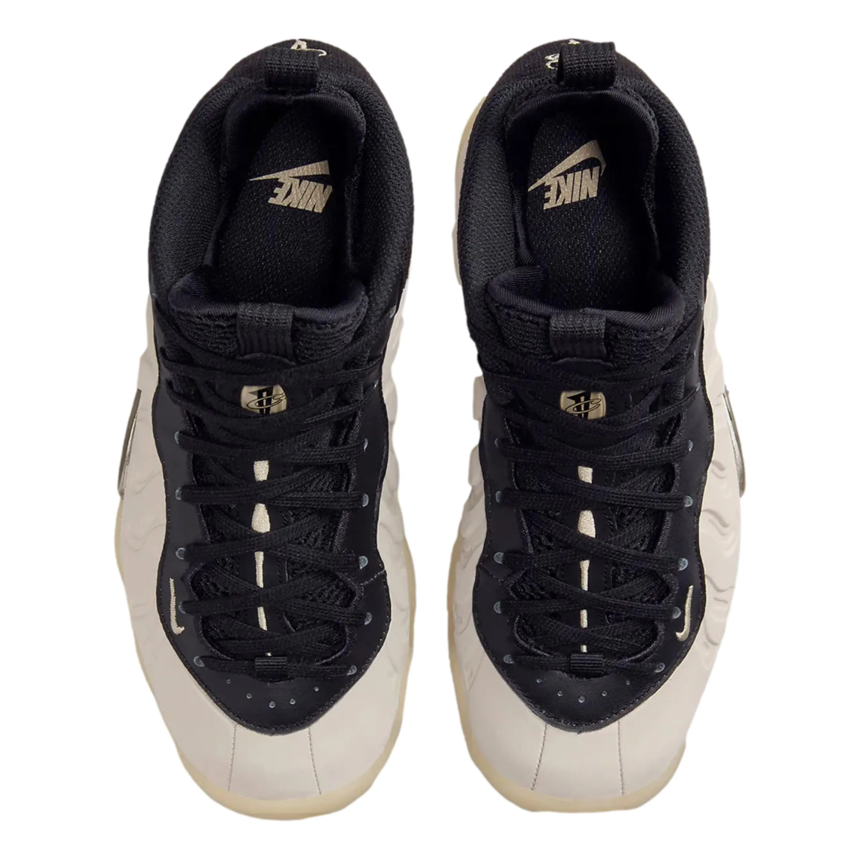 Nike Little Posite One KI Black/Team Gold-Light Orewood Burn  FQ1930-001 Grade-School