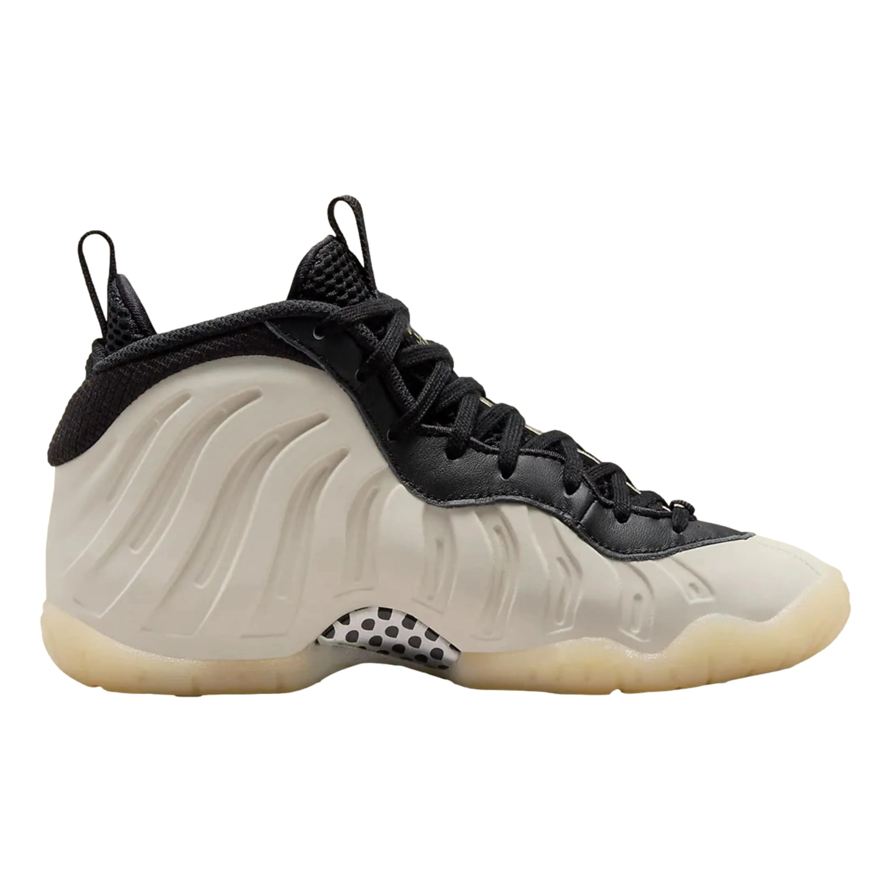 Nike Little Posite One KI Black/Team Gold-Light Orewood Burn  FQ1930-001 Grade-School