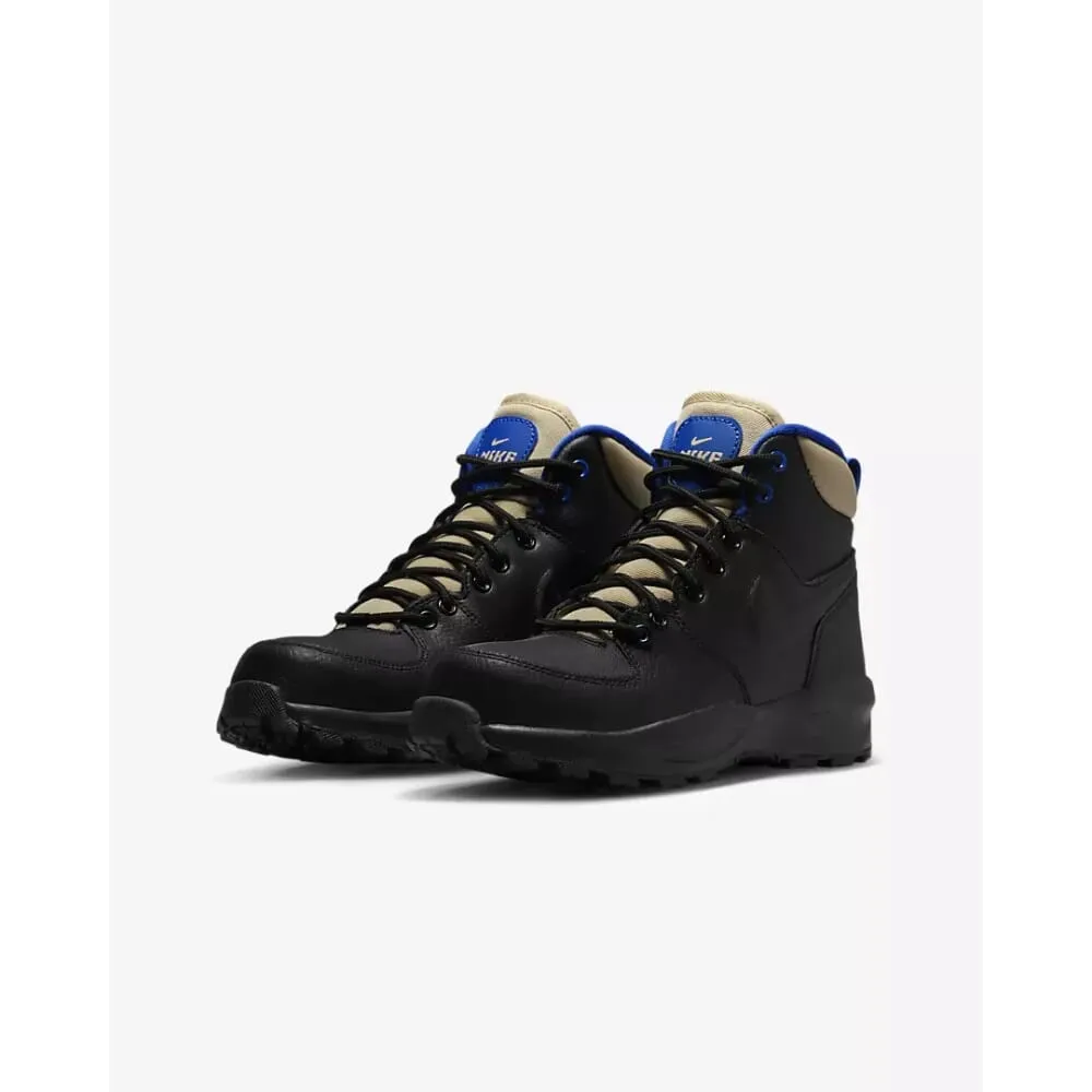Nike Manoa Leather Black/Black-Sesame-Game Royal  BQ5372-003 Grade-School
