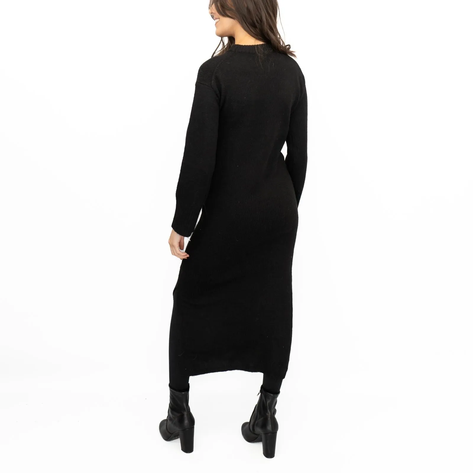 Nobodys Child Black Midi Jumper Dress