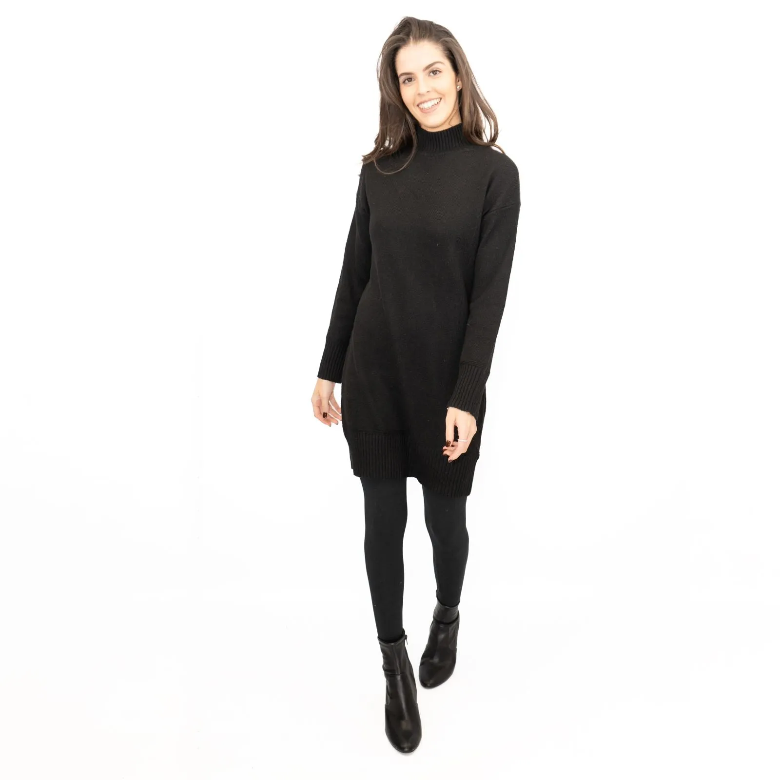 Nobodys Child Black Short Jumper Dress