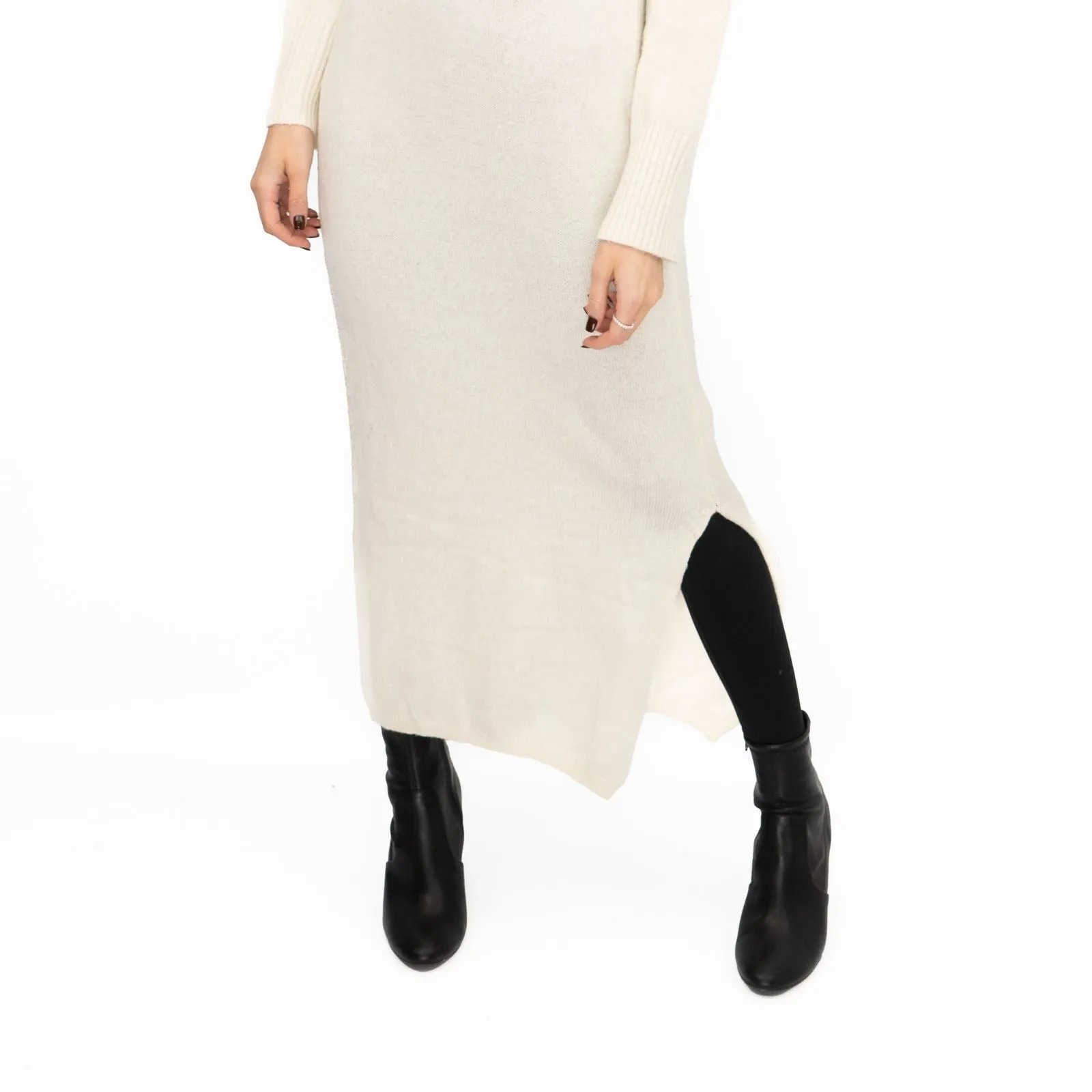 Nobodys Child Cream Midi Jumper Dress