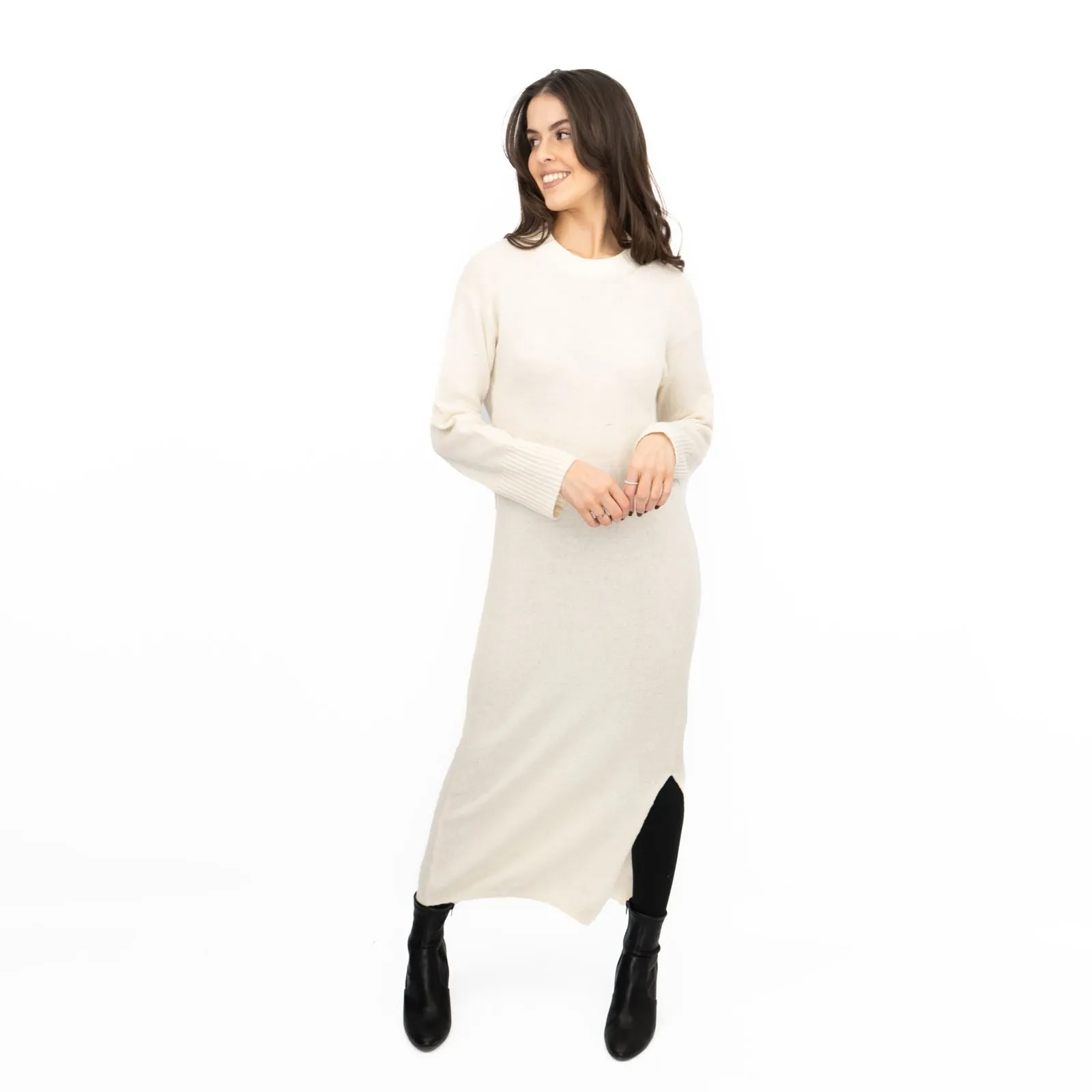 Nobodys Child Cream Midi Jumper Dress