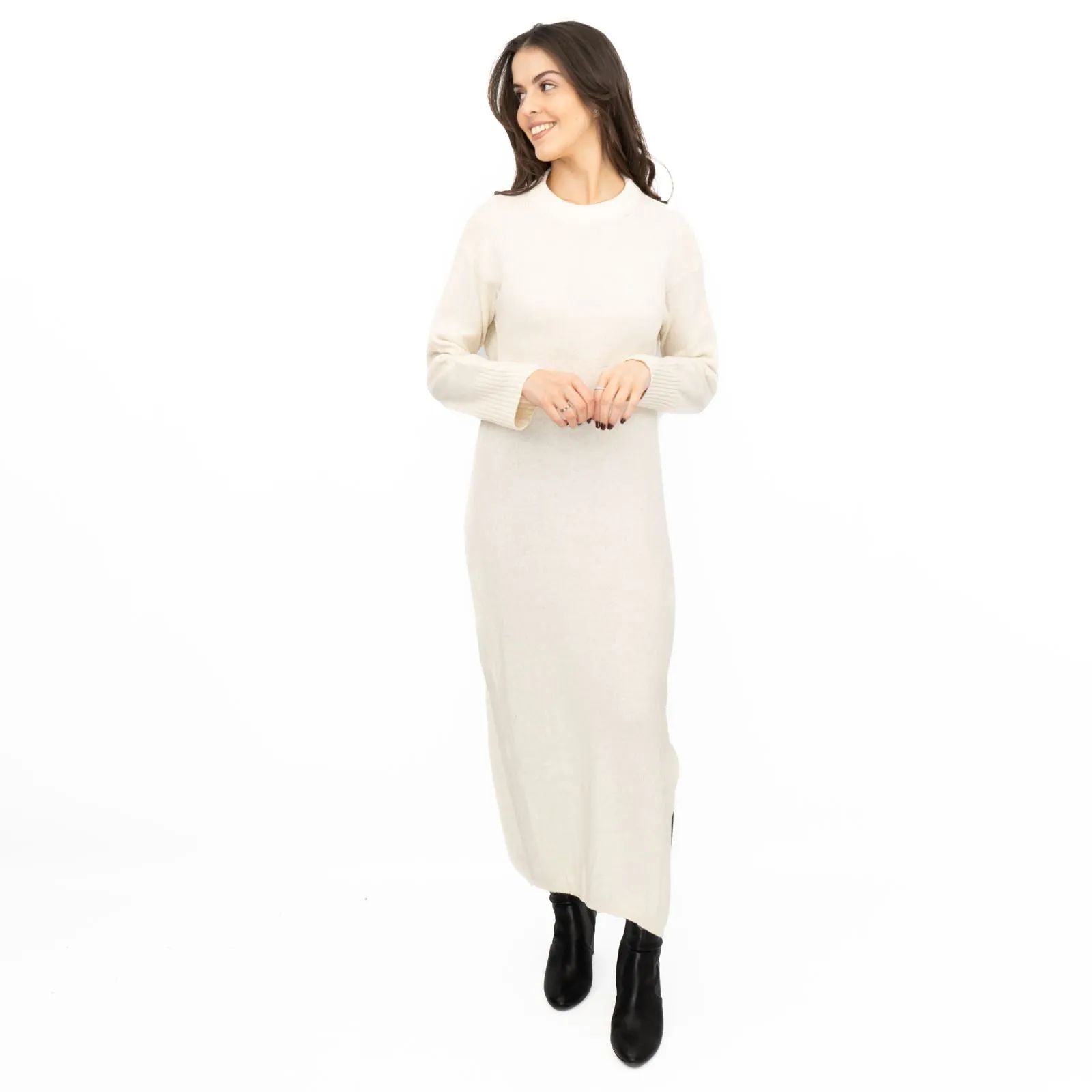 Nobodys Child Cream Midi Jumper Dress