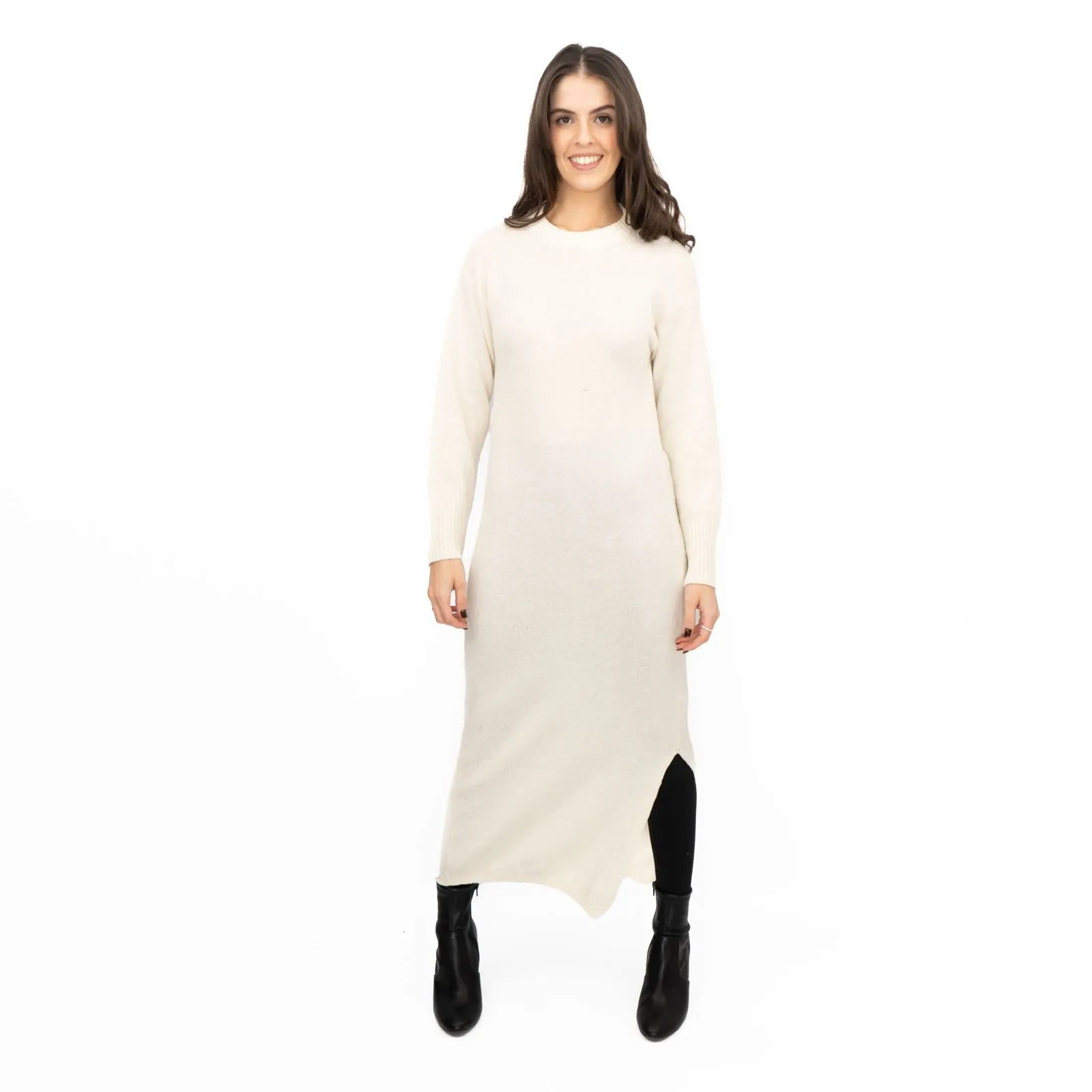Nobodys Child Cream Midi Jumper Dress