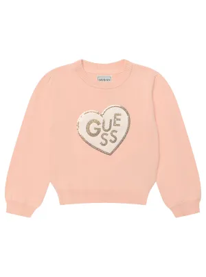 Peach Long Sleeve Jumper (2-7) Guess
