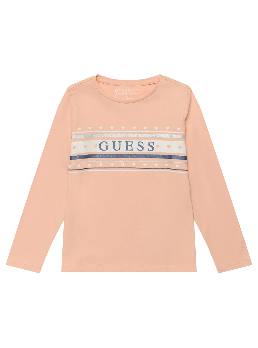 Peach Long Sleeve T-Shirt (2-7) Guess
