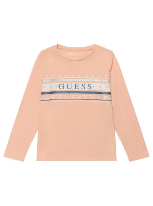Peach Long Sleeve T-Shirt (2-7) Guess