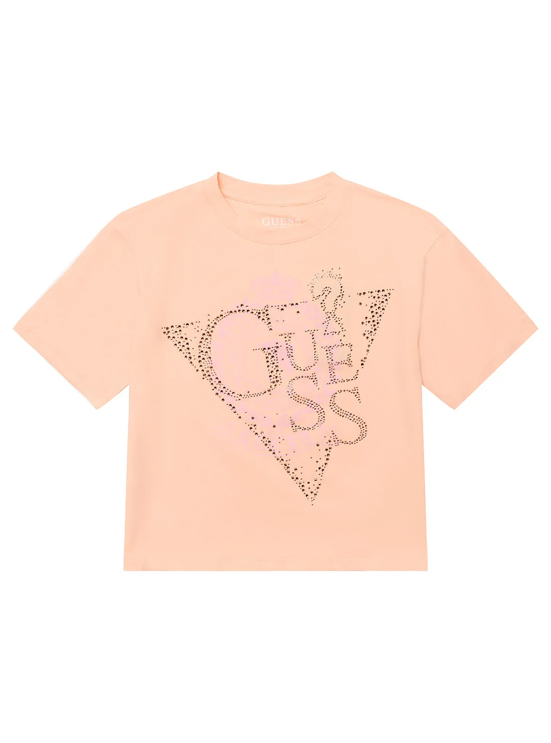 Peach Short Sleeve T-Shirt (7-16) Guess