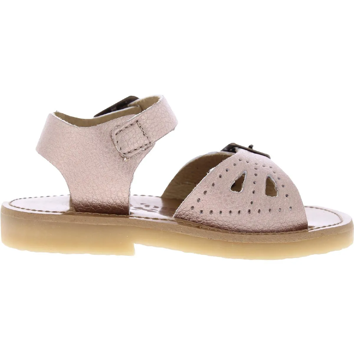 Pearl Girls Faux Leather Buckle Ankle Strap