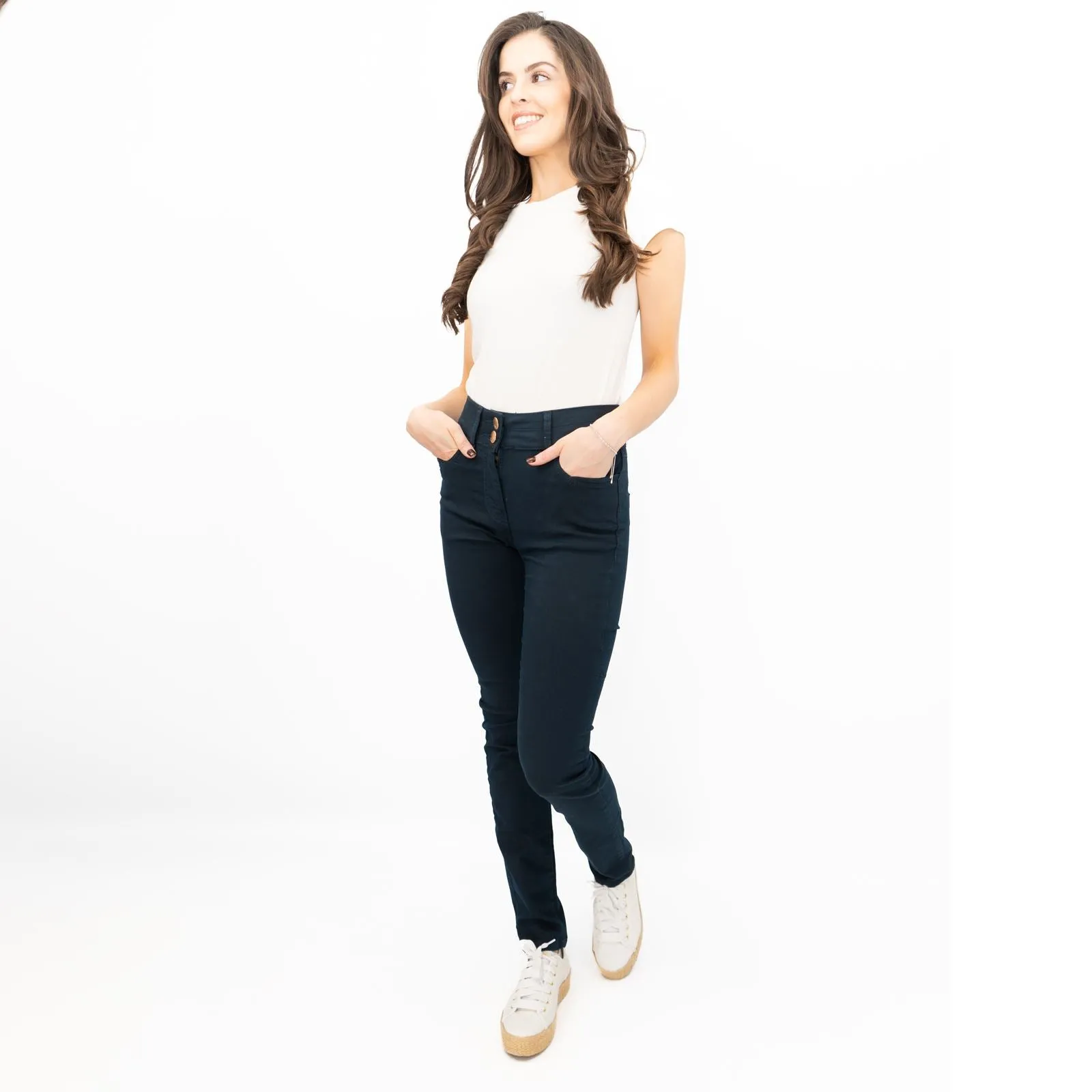 Phase Eight Skinny Jeans Navy Aida Trousers