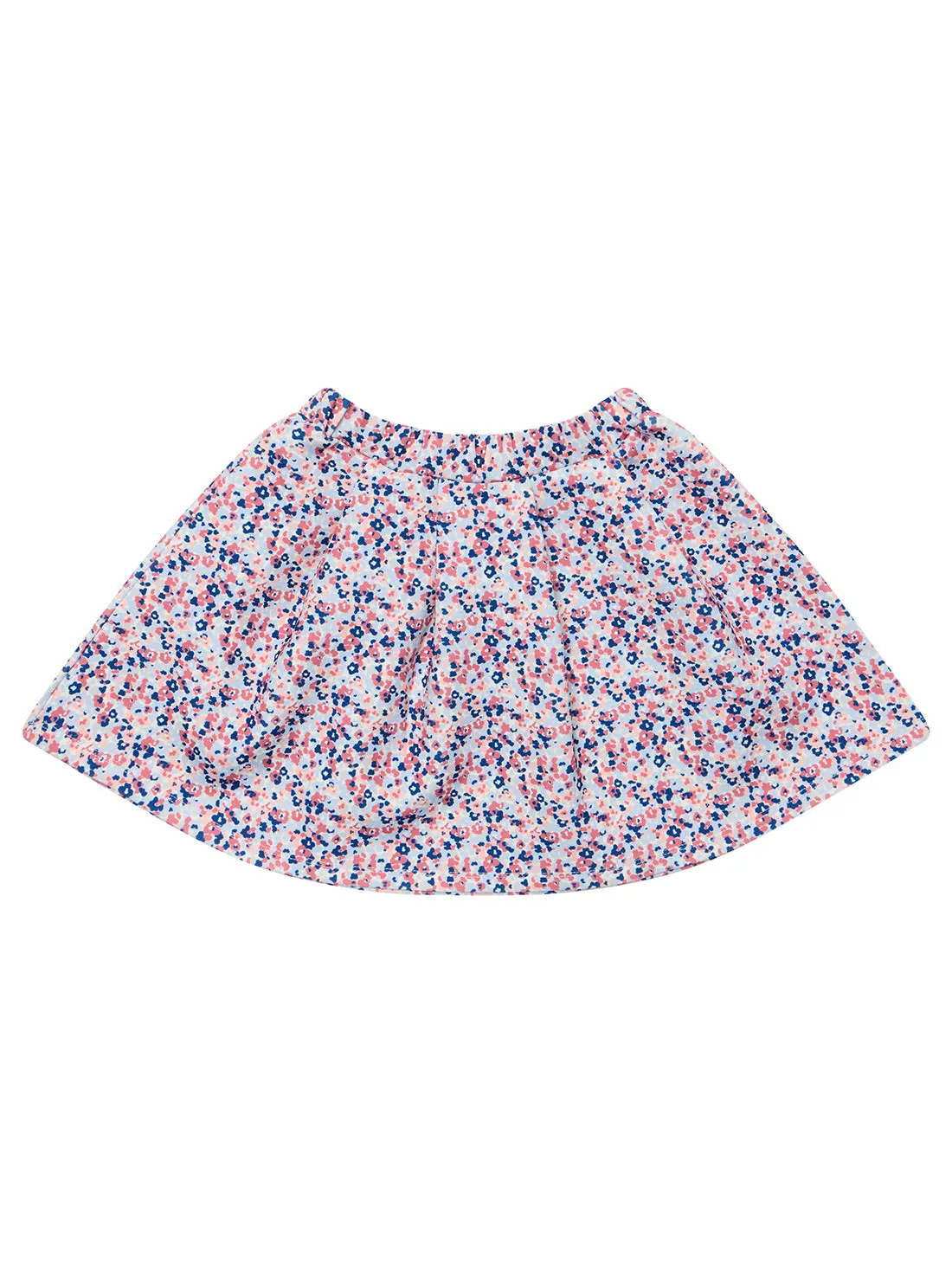 Pink Floral Scuba Mini Skirt (2-7) Guess