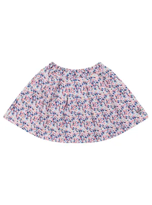 Pink Floral Scuba Mini Skirt (2-7) Guess