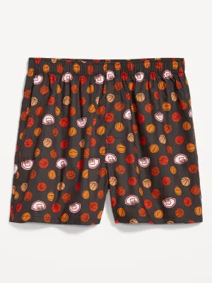 Printed Soft-Washed Boxer Shorts for Men -- 3.75-inch