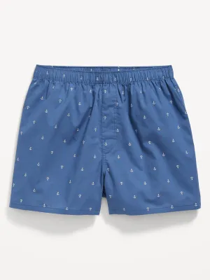 Printed Soft-Washed Boxer Shorts for Men -- 3.75-inch