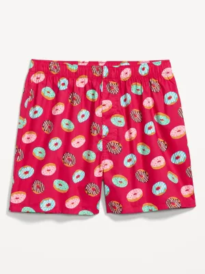 Printed Soft-Washed Boxer Shorts for Men -- 3.75-inch