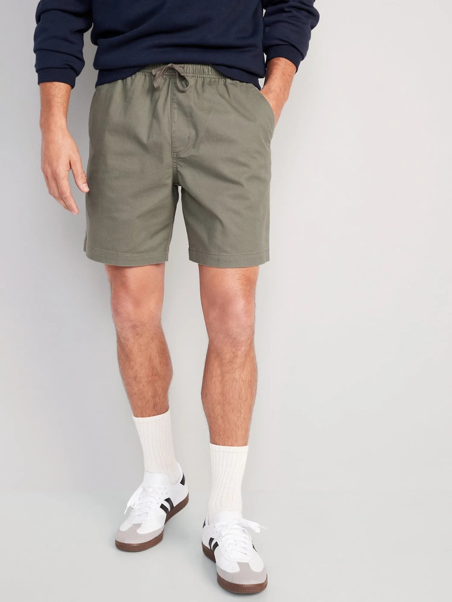 Pull-On Chino Jogger Shorts for Men