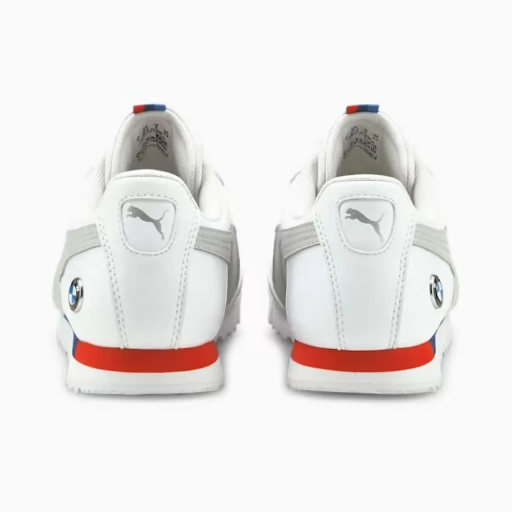 Puma BMW MMS Roma Via Jr Puma White-Gray Violet  306902-02 Grade-School