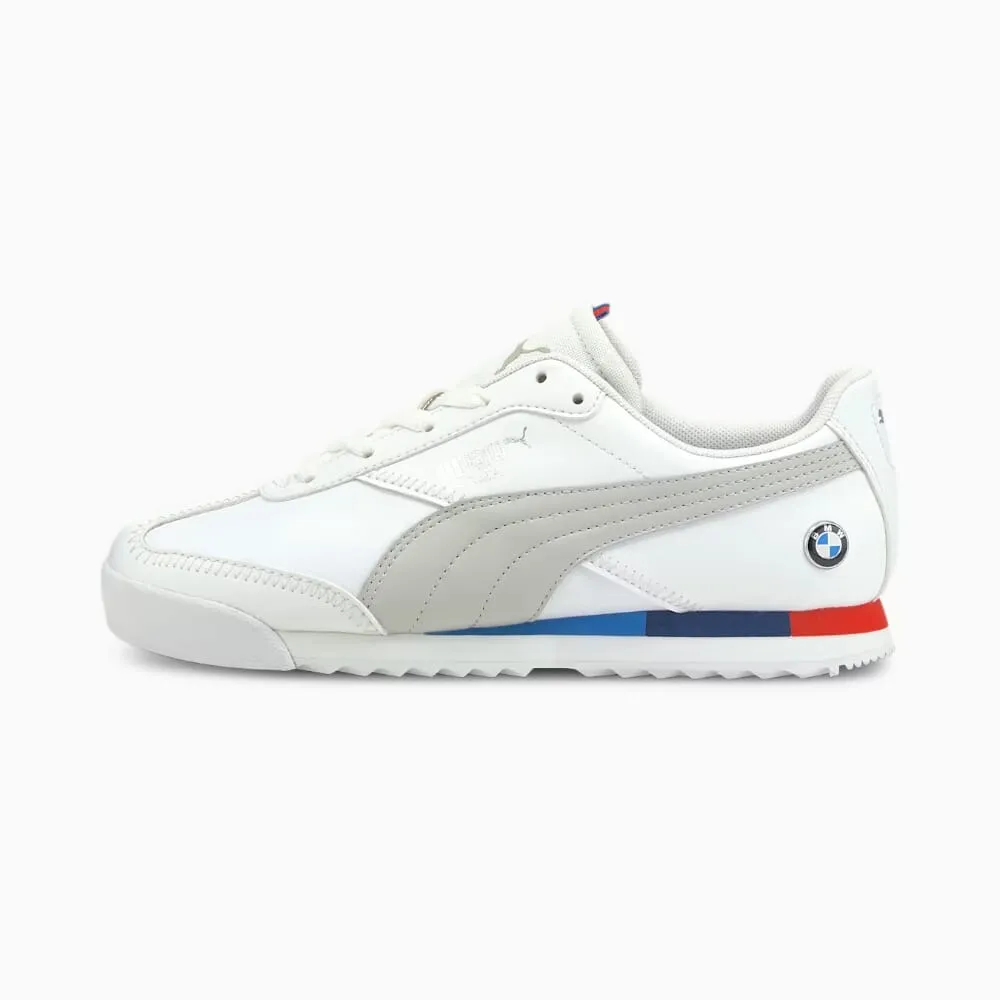 Puma BMW MMS Roma Via Jr Puma White-Gray Violet  306902-02 Grade-School
