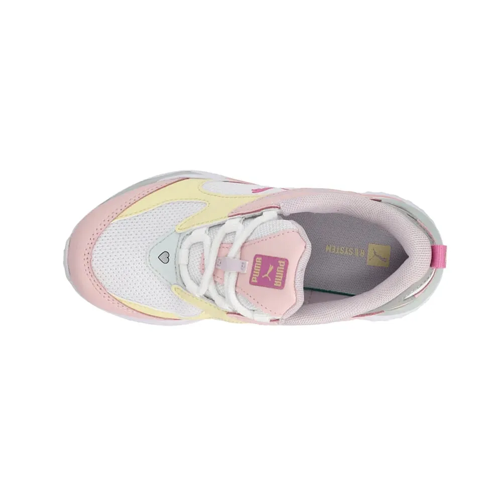 Puma RS-Fast Limits Shiny White-Pink-Anise Flower  387757-01 Pre-School