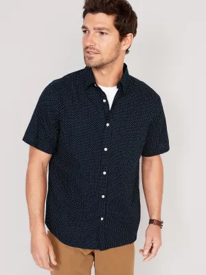 Regular Fit Everyday Poplin Shirt for Men