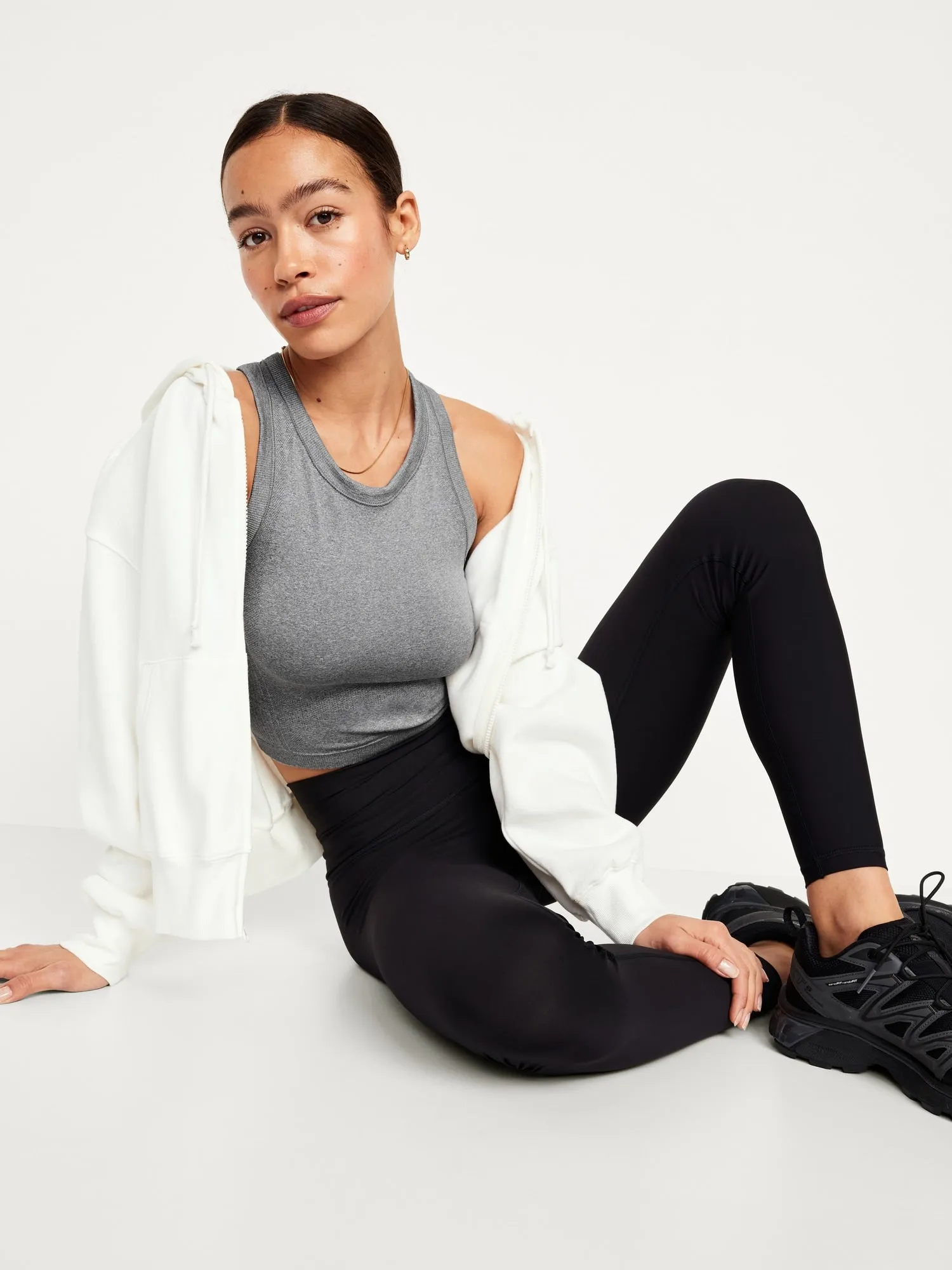 Seamless Cropped Performance Top for Women
