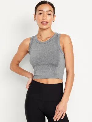 Seamless Cropped Performance Top for Women