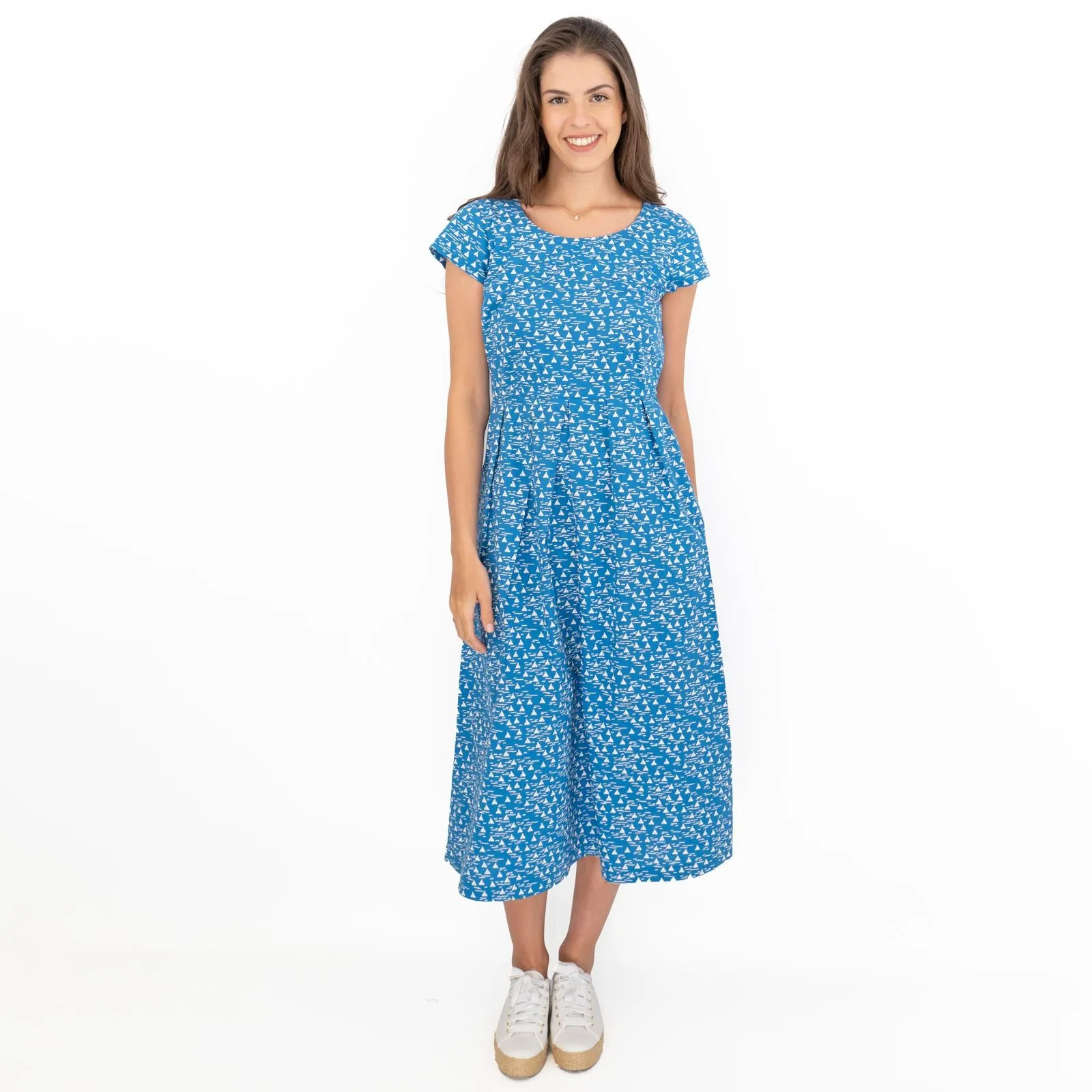 Seasalt Before Now Blue Boat Midi Dress