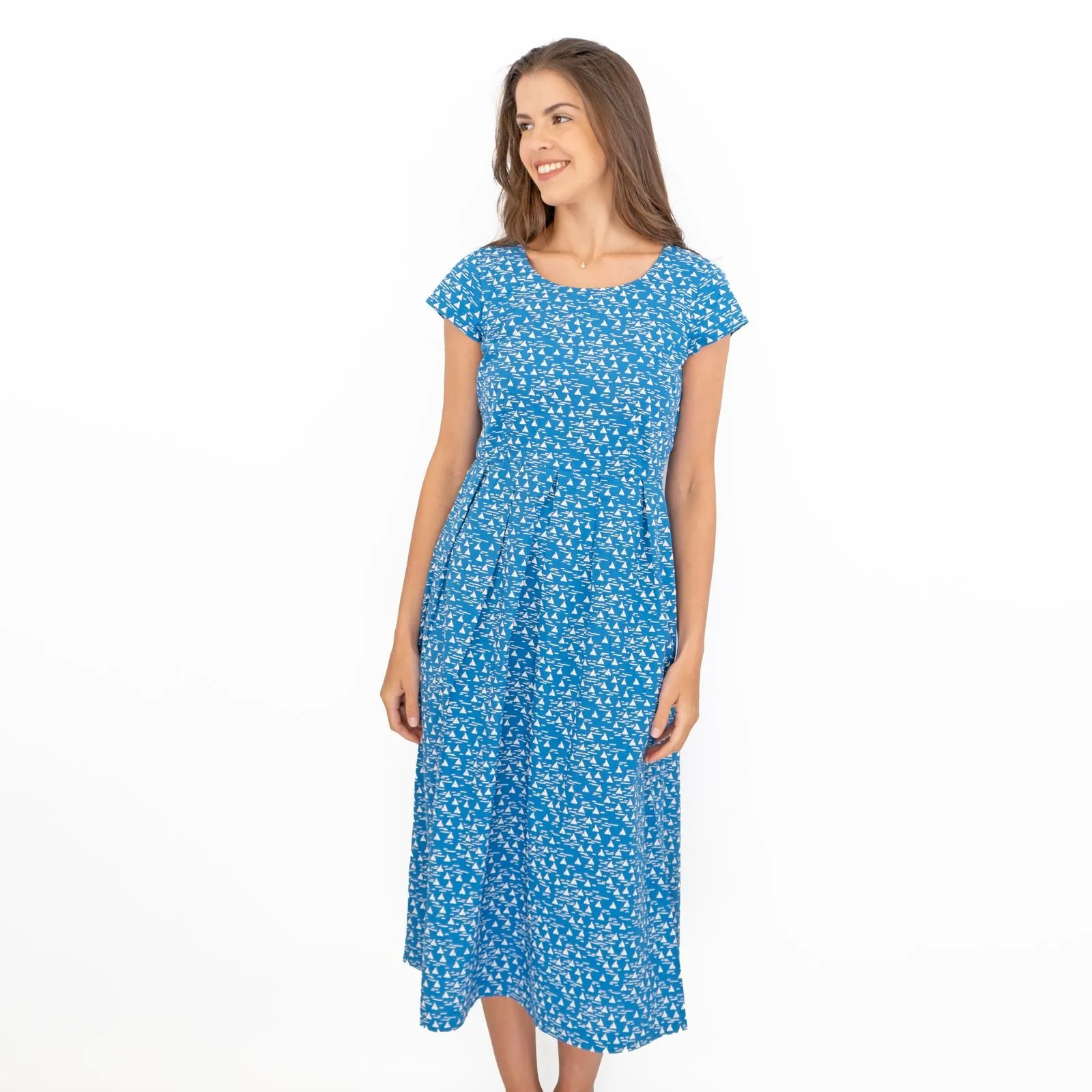 Seasalt Before Now Blue Boat Midi Dress