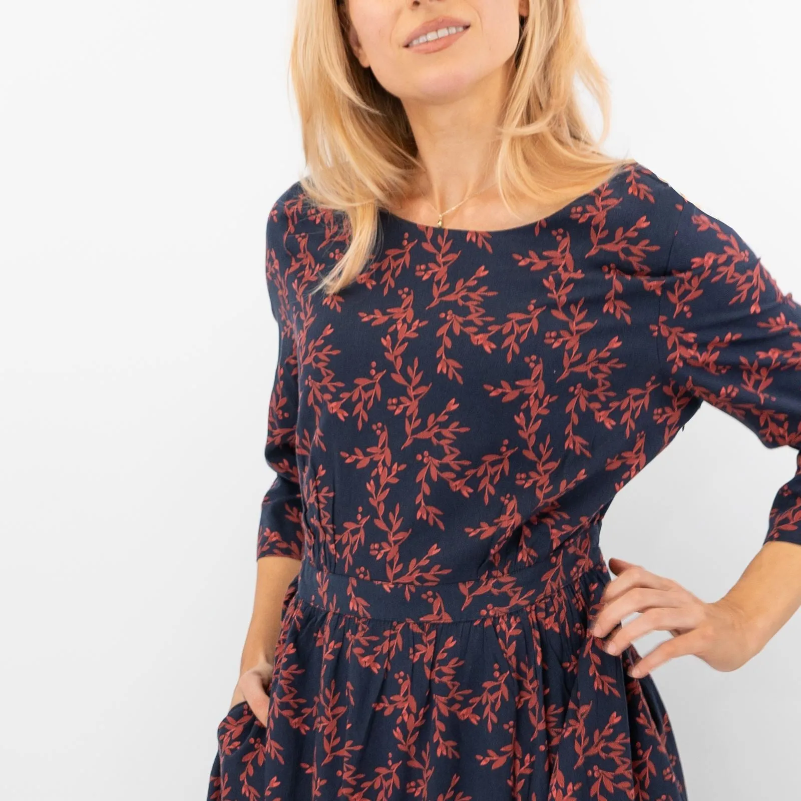 Seasalt Berry Twig Maritime Forestry Dress