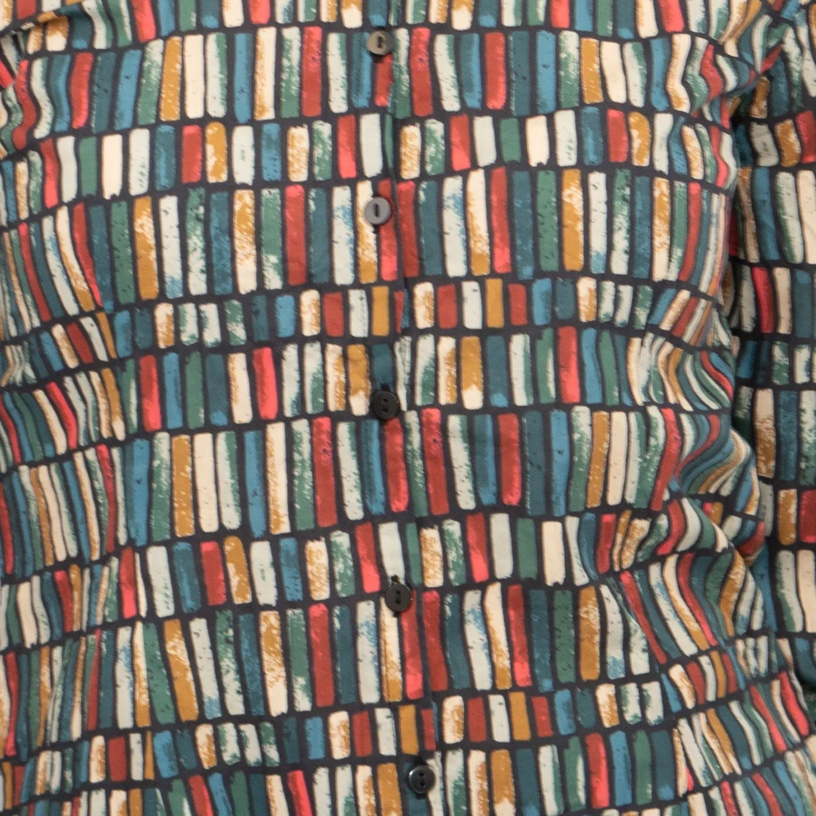 Seasalt Larissa Shirt Long Sleeve Teal Multicolour