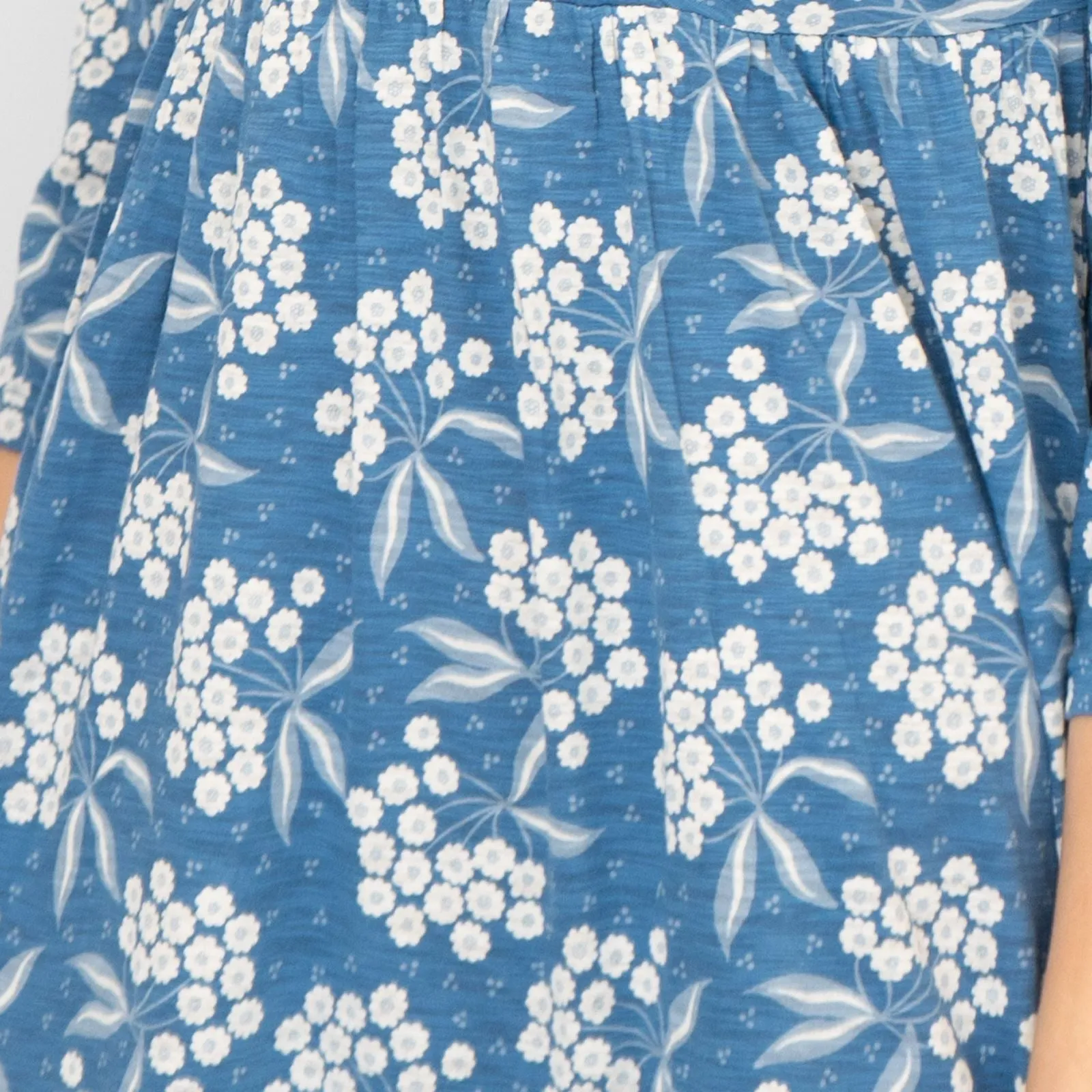 Seasalt Sky Branch Blue Elderflower Shadow Midi Dress