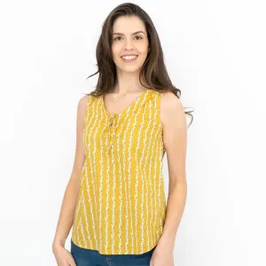 Seasalt Womens Cobbs Well Top Seaweed String Dark Hay