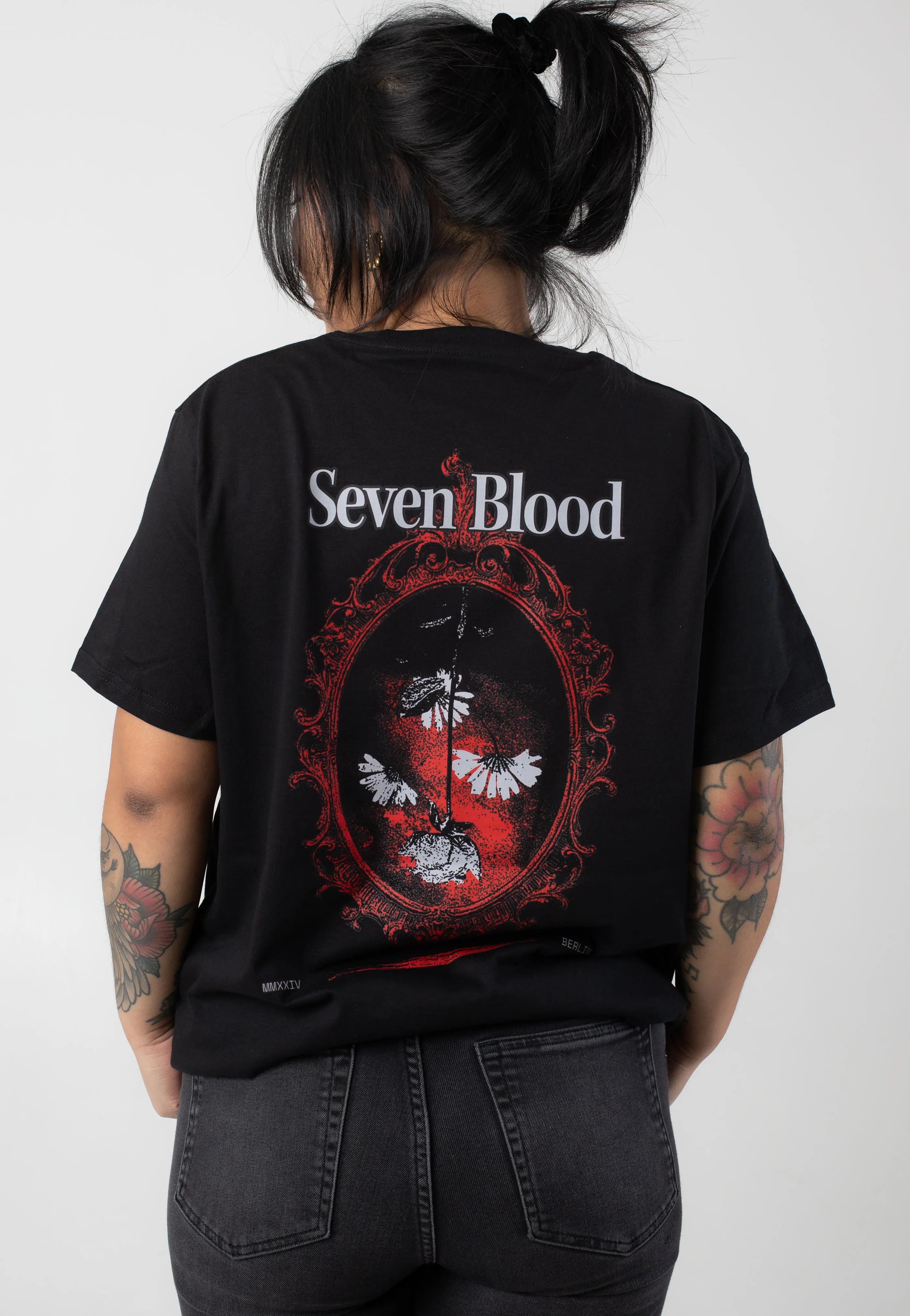 Seven Blood - Flowers Mirror - T-Shirt