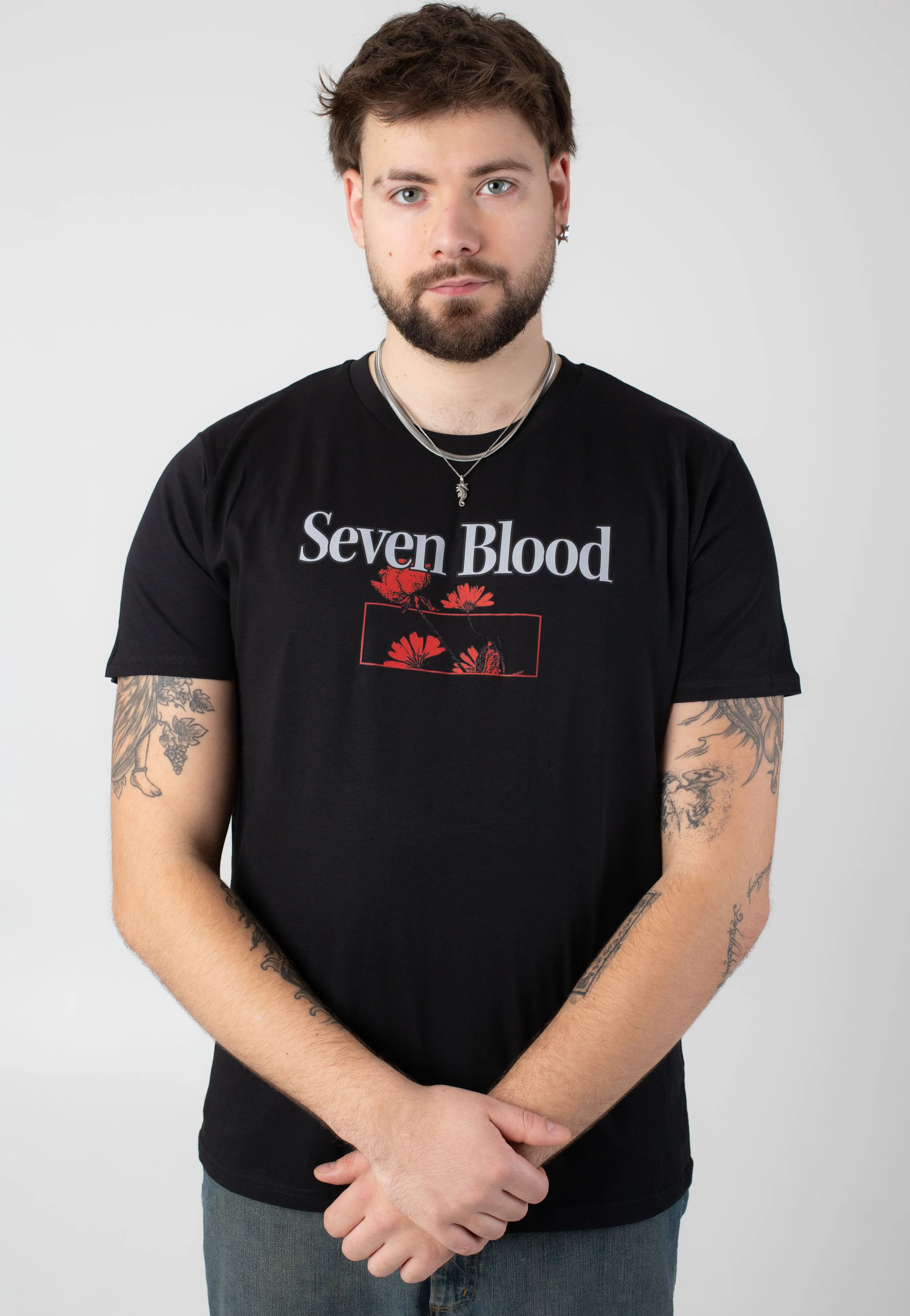 Seven Blood - Flowers Mirror - T-Shirt
