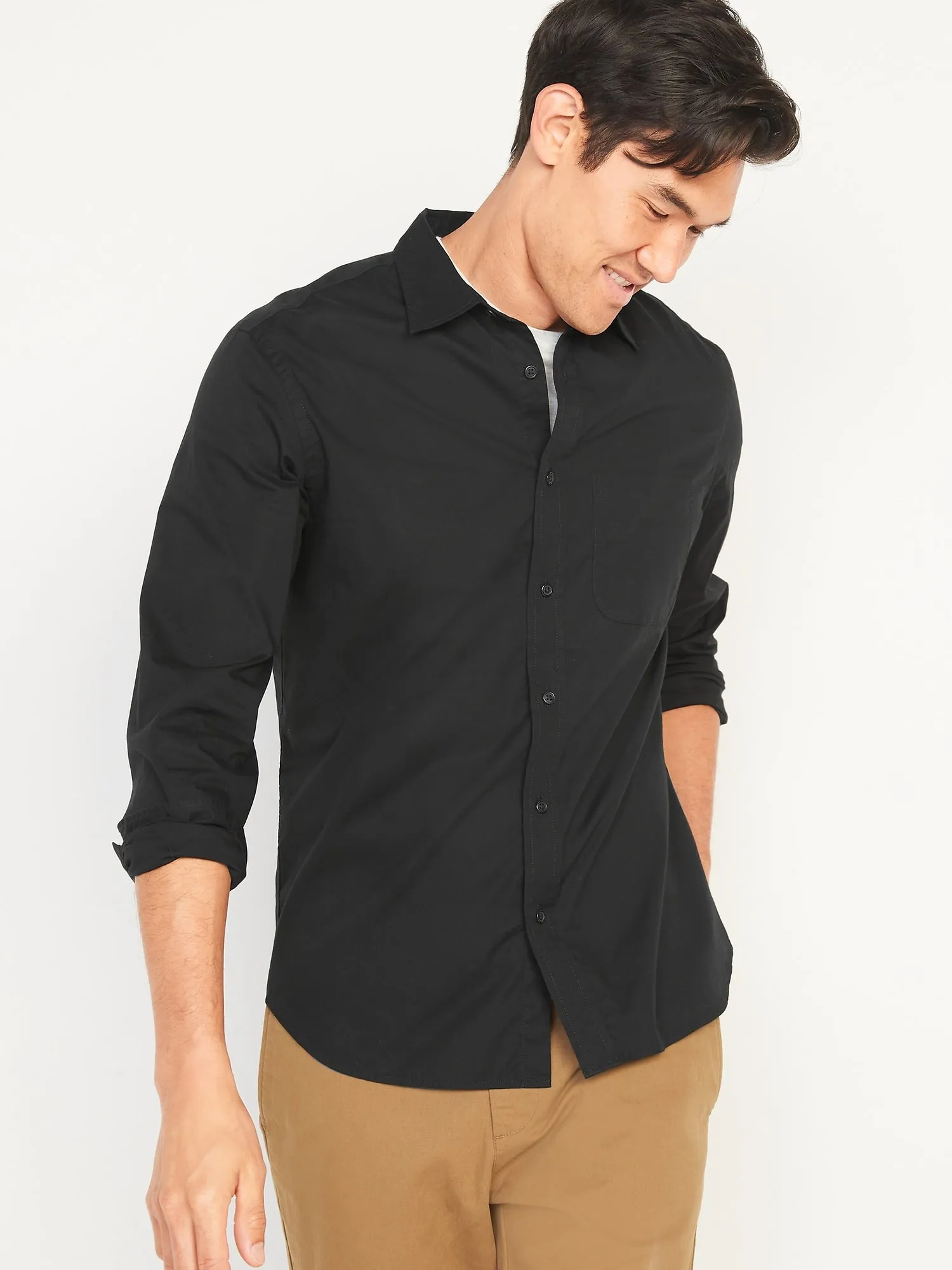 Slim-Fit Built-In Flex Everyday Shirt for Men