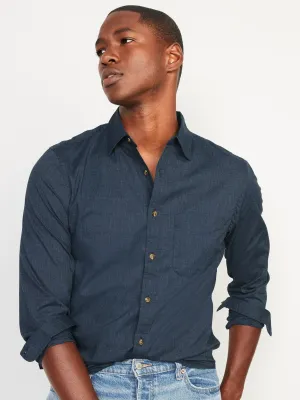 Slim-Fit Built-In Flex Poplin Everyday Shirt for Men