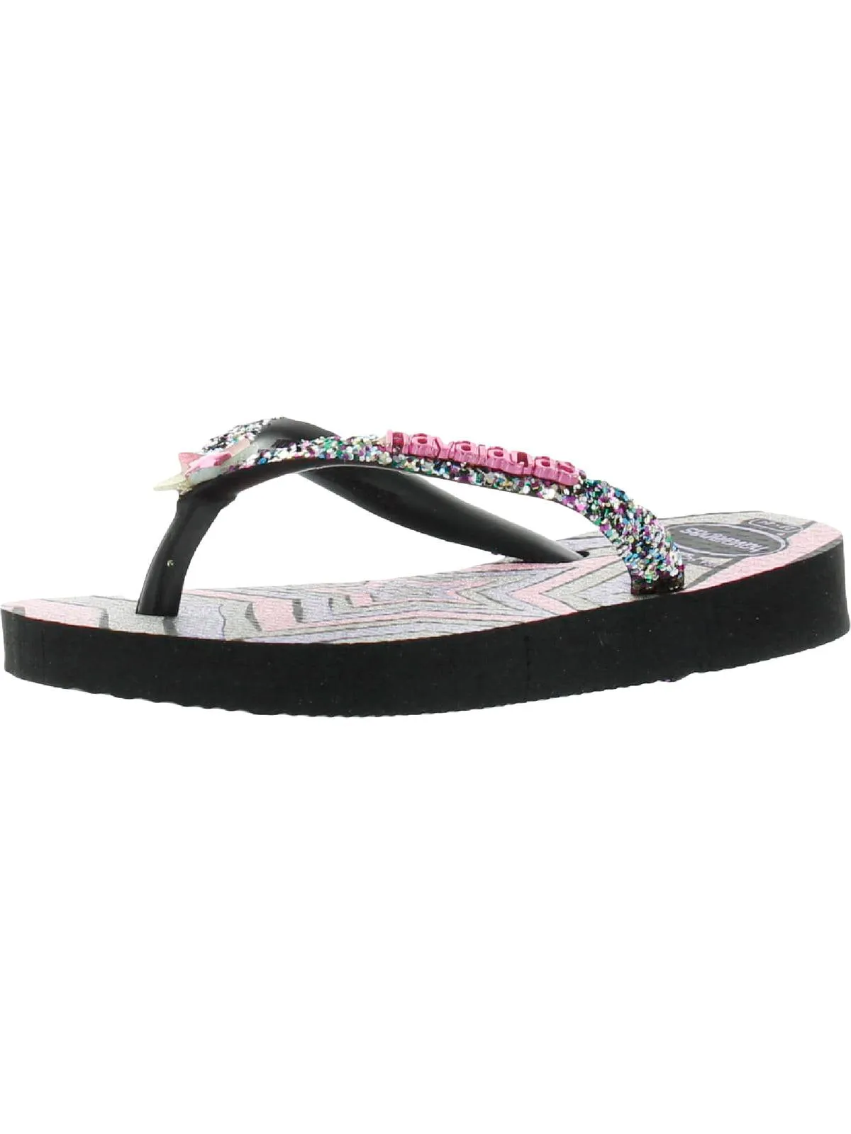 Slim Glitter II  Slip On Flat Flip-Flops