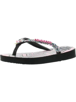 Slim Glitter II  Slip On Flat Flip-Flops