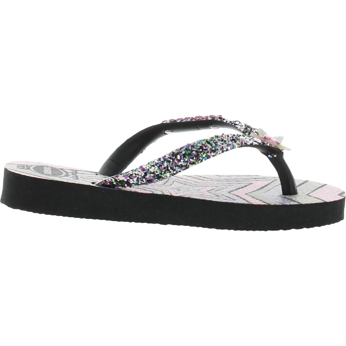 Slim Glitter II  Slip On Flat Flip-Flops