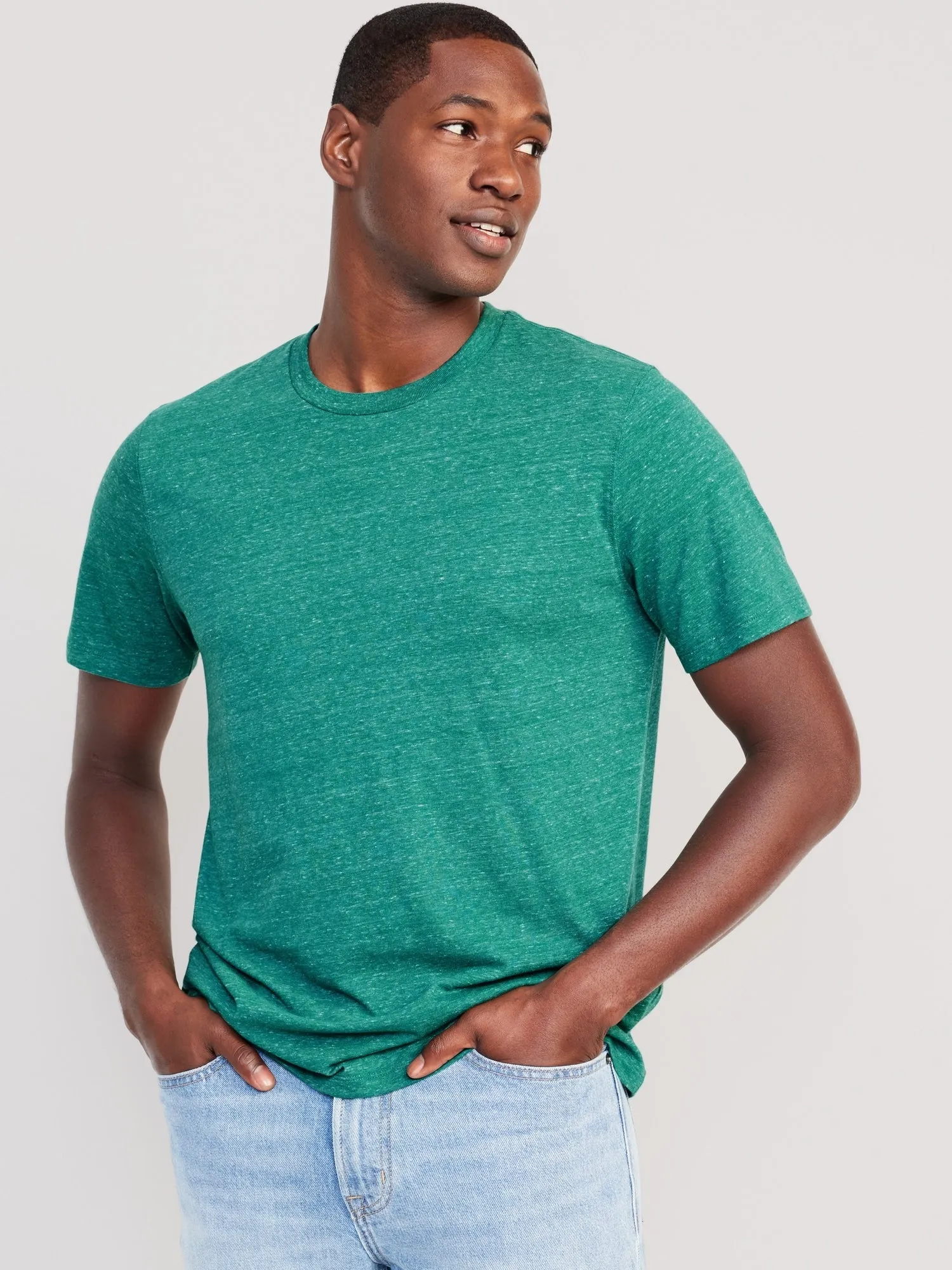 Slub-Knit T-Shirt for Men