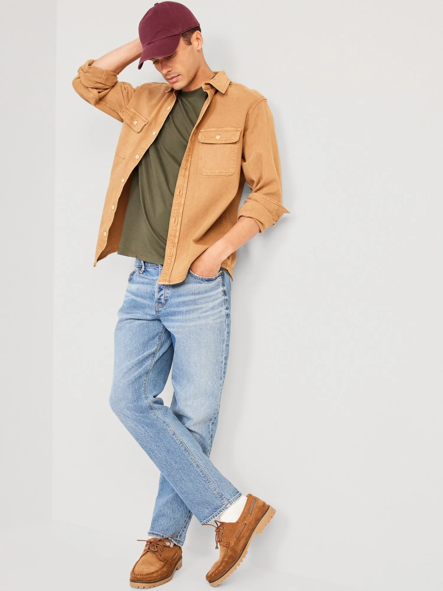 Soft-Washed Crew-Neck T-Shirt For Men