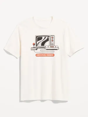 Soft-Washed Graphic T-Shirt For Men