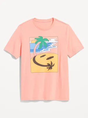 Soft-Washed Graphic T-Shirt For Men