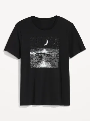 Soft-Washed Graphic T-Shirt For Men