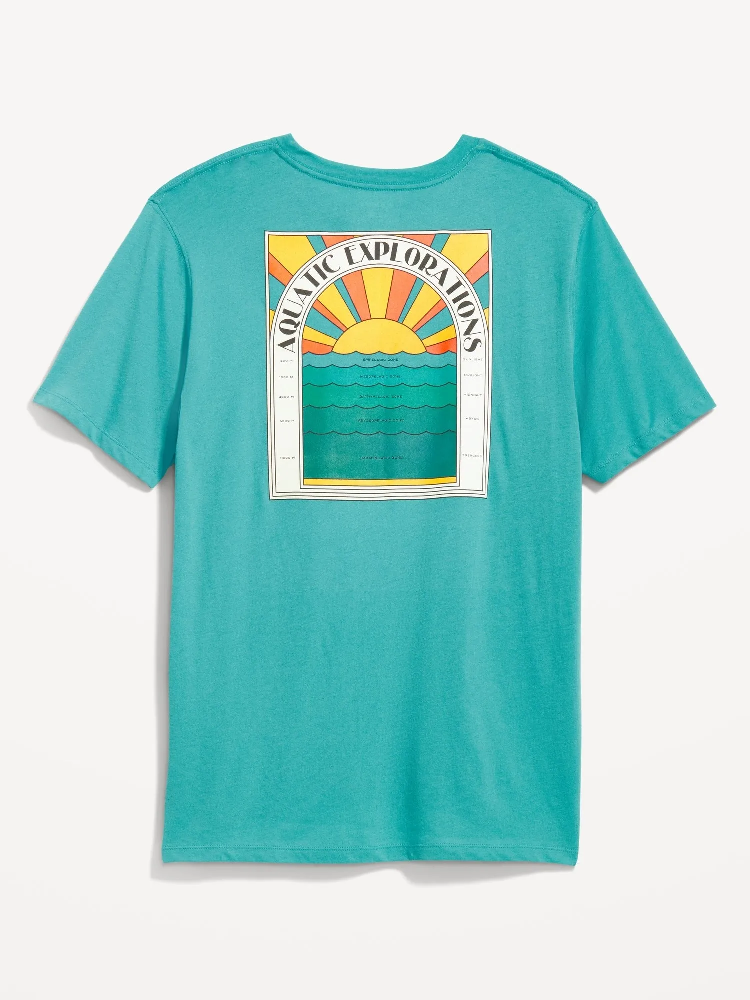 Soft-Washed Graphic T-Shirt for Men