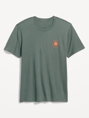 Soft-Washed Graphic T-Shirt for Men