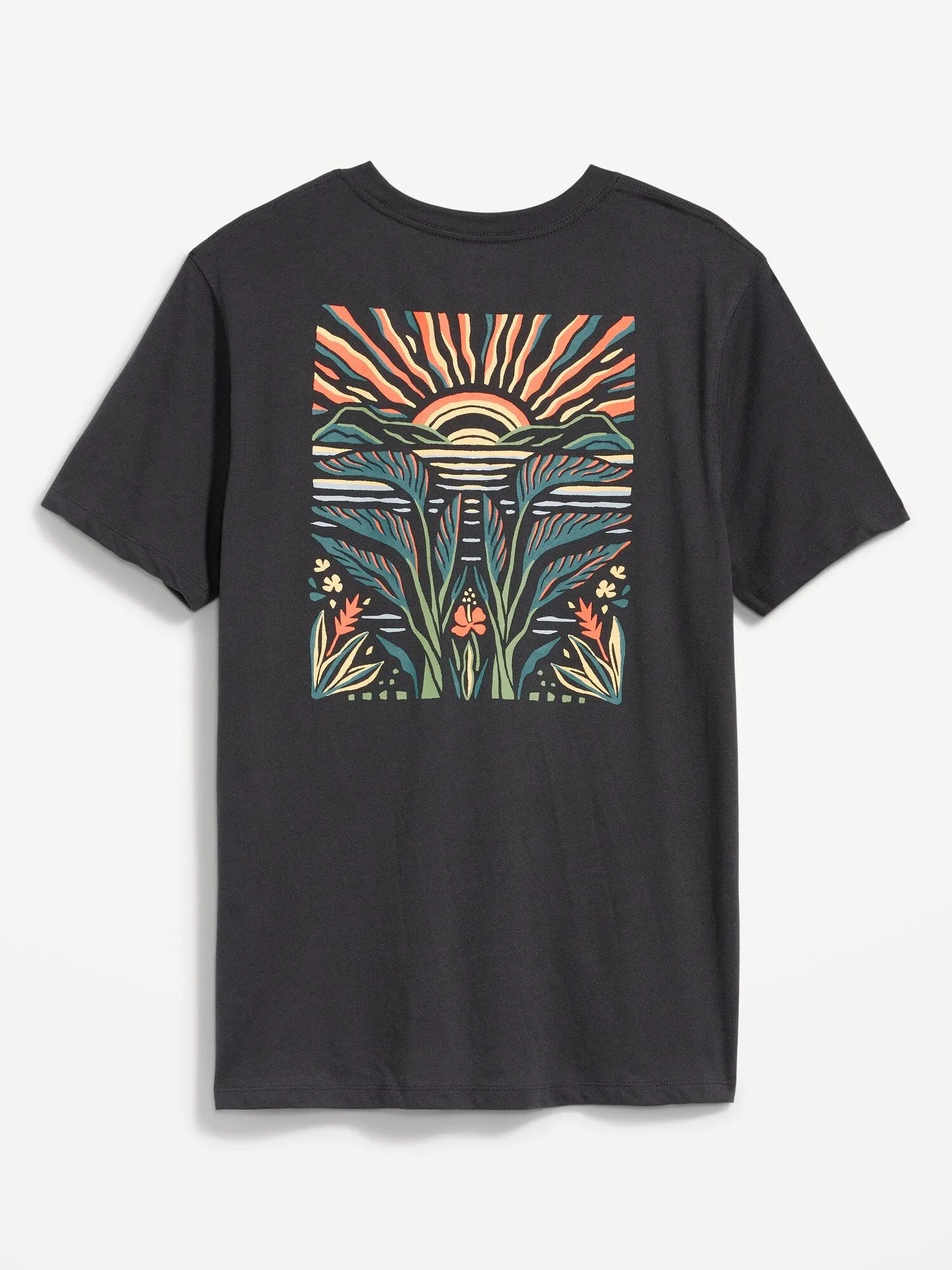 Soft-Washed Graphic T-Shirt For Men