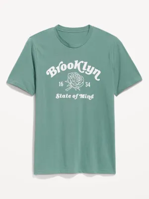 Soft-Washed Graphic T-Shirt for Men